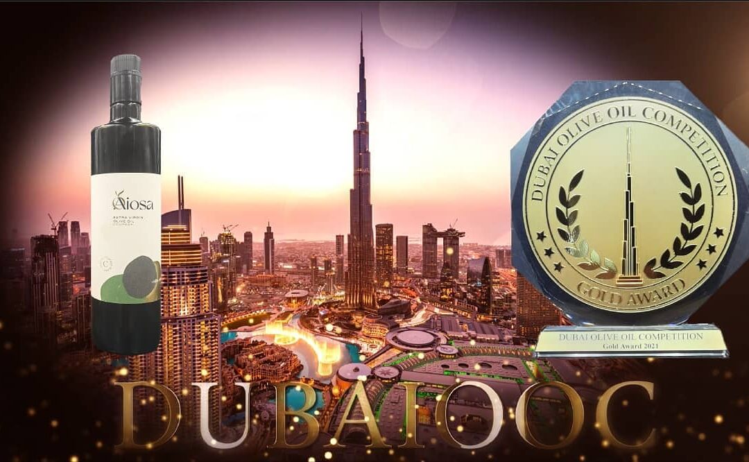 Triumph at the Dubai Olive Oil Competition 2021: Aiosa Olive Oil Shines with Gold Medal Win