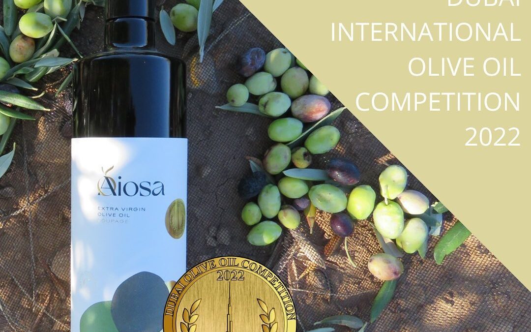 Another Gold Medal Triumph: Aiosa Olive Oil Shines at the Dubai Olive Oil Competition 2022